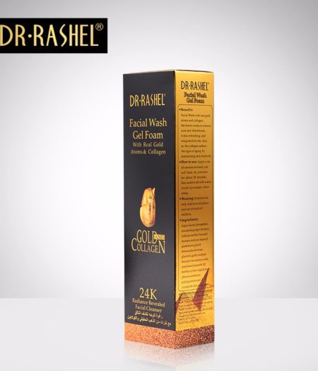 Dr Rasheal 24K Gold Collagen Facial Wash Cleanser Gel Foam 100ml - 1