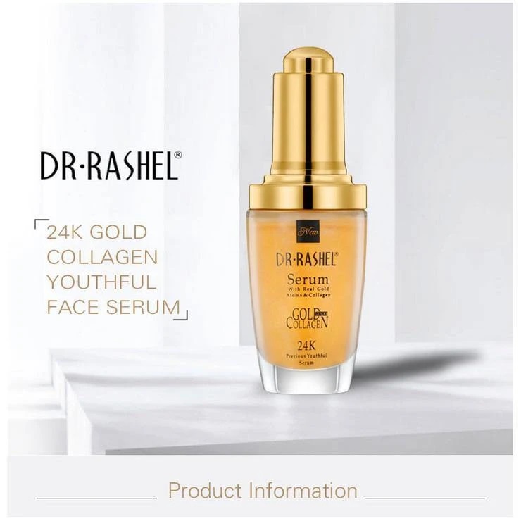 Dr Rasheal Youthful Serum With Real Gold Atoms & Collagen 24K 40ml - 2