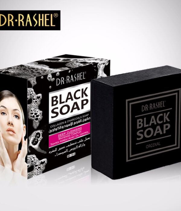 Dr. Rashel Charcoal Black Soap Oil Control Acne Tighten Pure Whitening Soap - 4