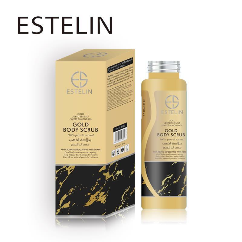 Estelin Skin Care Gold Natural Body Scrub 1