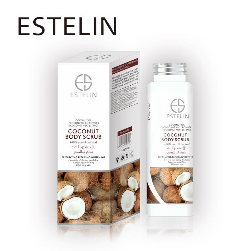 Estelin Skin Care Coconut Body Scrub 1