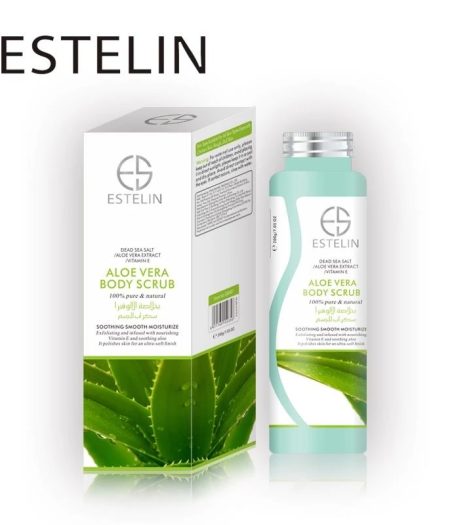 Estelin Skin Care Aloe Vera Vitamin E Body Scrub 1