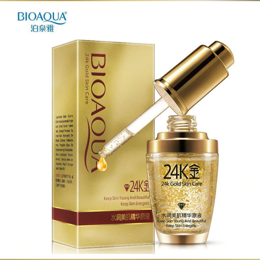 BIOAQUA 24K Gold Essence Serum For Women Face Skin Care Anti Aging 30ml 1