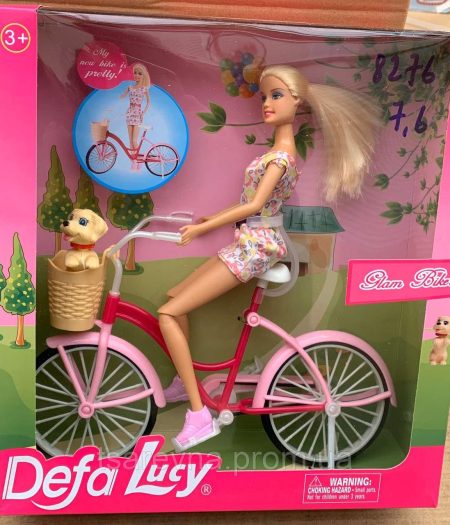Defa Lucy Barbie Glam Bicycle Doll 1