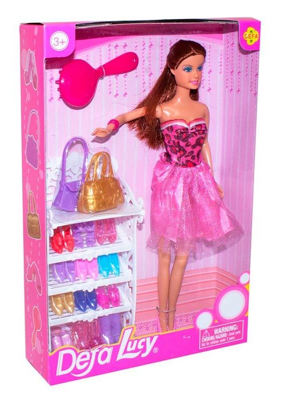 Defa Lucy Barbie Doll with Many Accessories 3