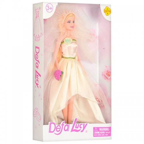 Defa Lucy Beautiful Bride Barbie Doll 3