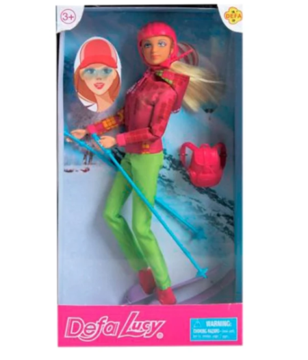 Defa Lucy Barbie Snow Skating Doll 1