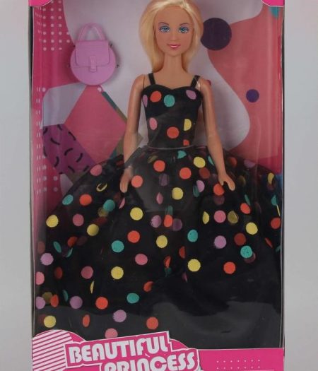 Defa Lucy Barbie Doll Polka Dots Dress 1