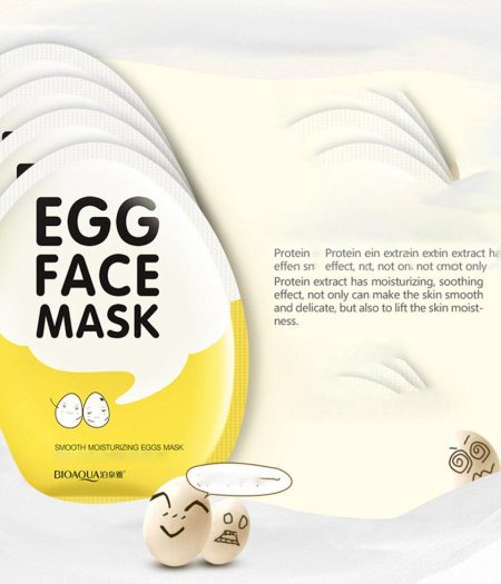 BIOAQUA Egg Mask for Smooth & Moisturizing Skin Care 30g x 5 3