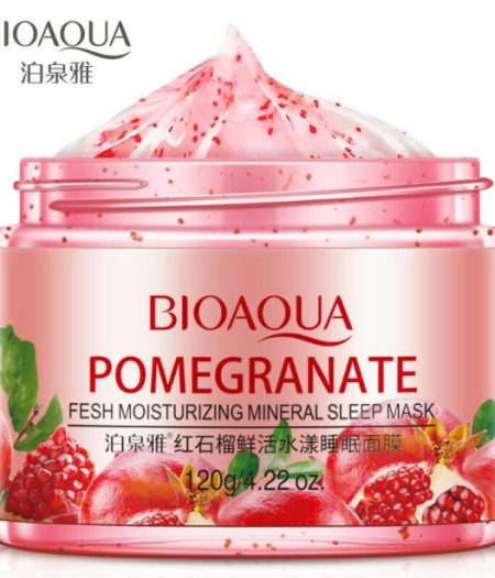 BIOAQUA Pomegranate Fresh Moisturizing Mineral Sleep Mask 120g 1