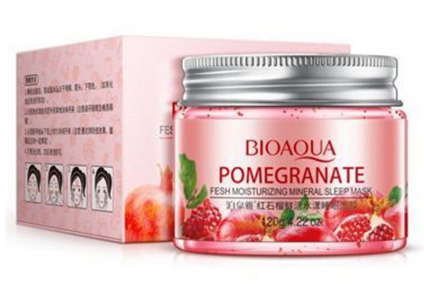 BIOAQUA Pomegranate Fresh Moisturizing Mineral Sleep Mask 120g 2