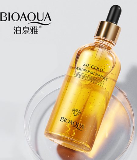 BIOAQUA 24k Gold Hyaluronic Essence Moisturizing Skin Care Anti Aging 100ml 1