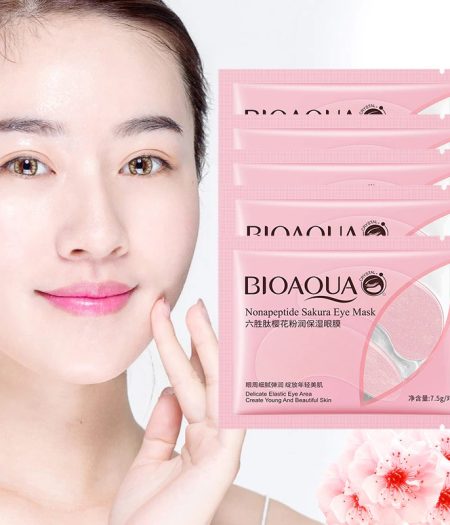 BIOAQUA Nonapeptide Sakura Eye Mask Delicate Elastic and Beautiful Skin 3