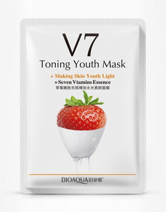 BIOAQUA Strawberry V7 Anti Aging Facial Mask 1