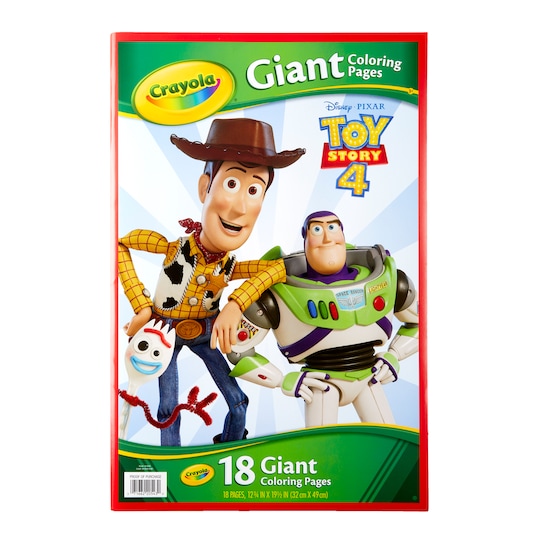 Crayola Toy Story 4 Characters Giant Coloring Book 18 Pages 3