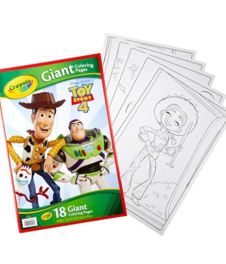Crayola Toy Story 4 Characters Giant Coloring Book 18 Pages 4