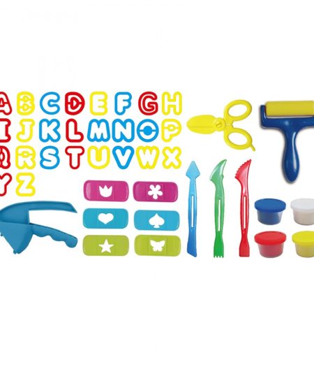 Kids Dough Alphabet Cutter Doh Set Toy 2