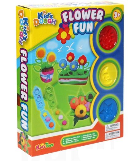 Kids Dough Flower Fun Doh Set Toy 2