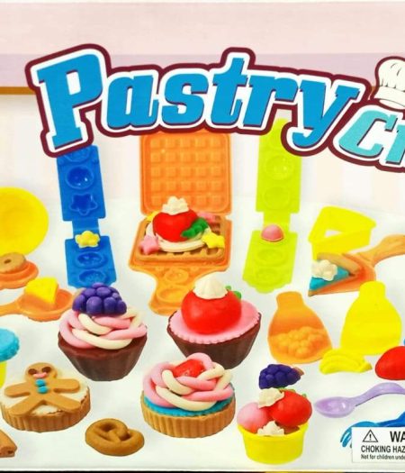 Kids Dough Pastry Chef Doh Packs Toy 1