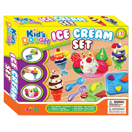 Kids Dough Ice Cream Set Doh Pack Toy 2