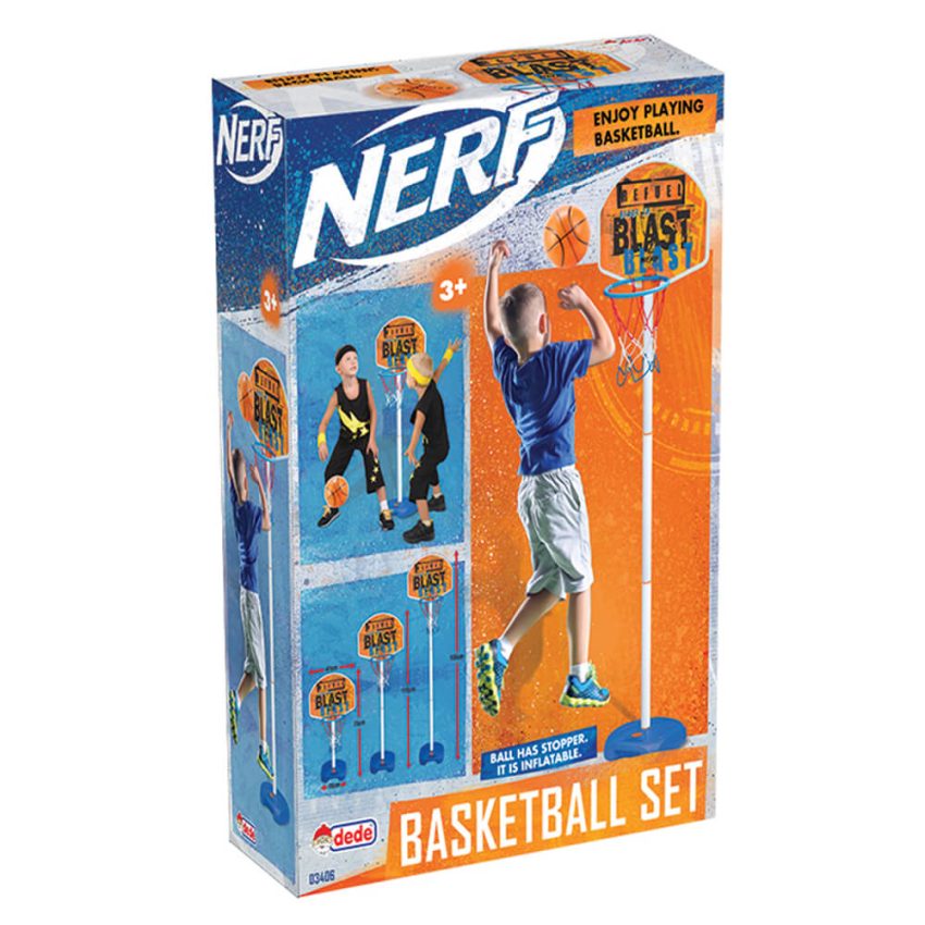 DeDe Nerf BasketBall Toy Set 3