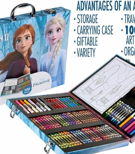 Crayola Disney Frozen II Inspiration Art Colors Case 100 pieces 4
