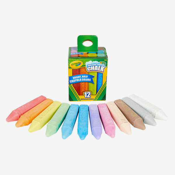 Crayola Washable Sidewalk Bright Bold Color Chalk Pack Of 12 3