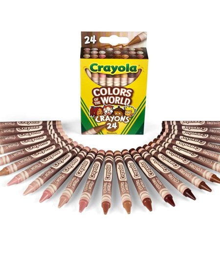 Crayola Colors of the World 24 Skin Tone Crayons 3