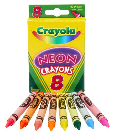 Crayola Neon Crayons 8 Count 2