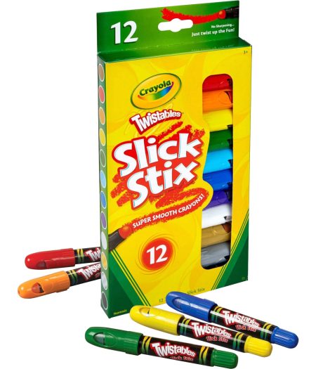 Crayola 12pcs Twistables Slick Stix Color Set