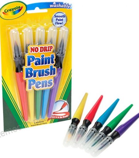 Crayola Washable Paint Brush Pens No Drip 2