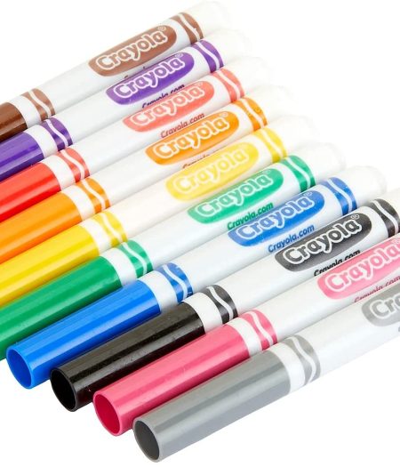 Crayola 10 Color Broad Point Non Washable Marker Set 3