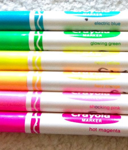 Crayola Classic Broad Line Fluorescent 6 Markers 1
