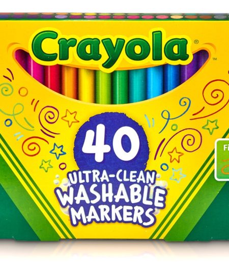 Crayola Ultra-Clean 40 Count Fine Point Washable Markers 2