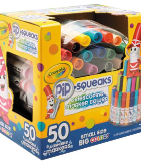 Crayola Pip Squeaks 50 Color Markers Tower