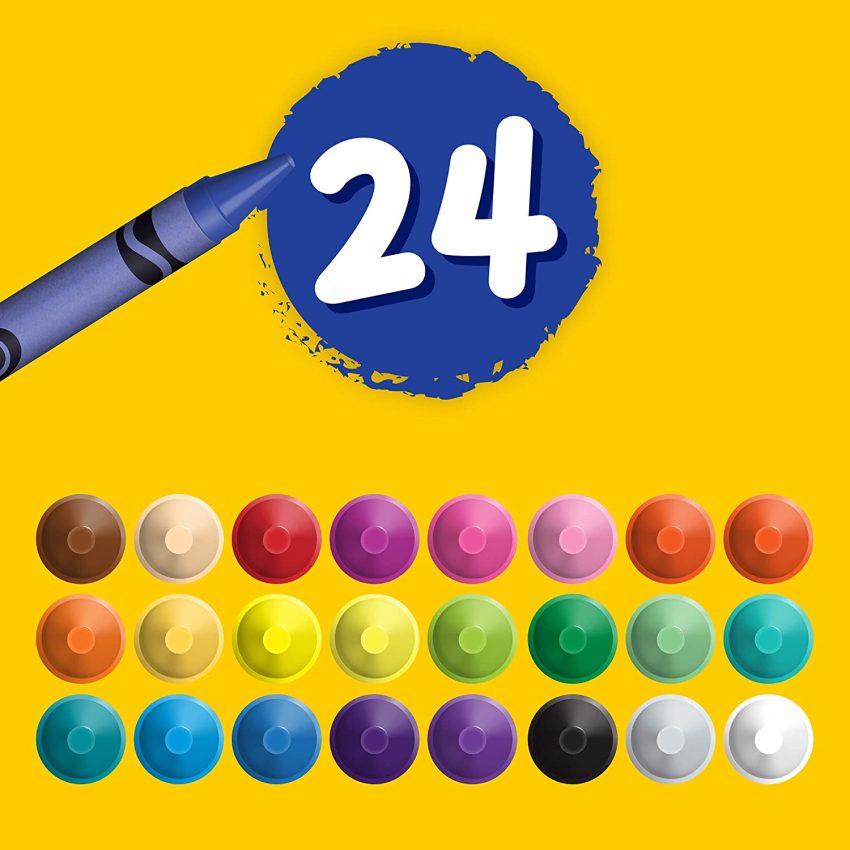 Crayola Ultra Clean Washable 24 Crayons Colors 3