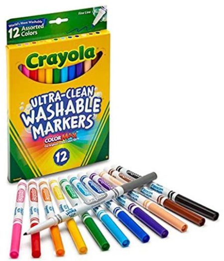 Crayola Ultra Clean Washable 12 Colorful Markers 2