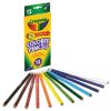 Crayola 12pcs Long Barrel Colored Woodcase School Pencils Set