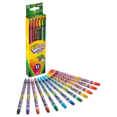 Crayola Twistables Erasable Colored Pencils 12 1