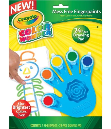 Crayola Color Wonder Mess Free Fingerpaint & Paper For Kids 1