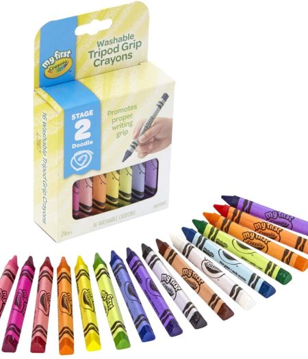 Crayola Washable 8 Crayons Tripod Grip 5