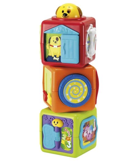 WinFun 3 Stack N Play Activity Cubes Blocks Toy 1