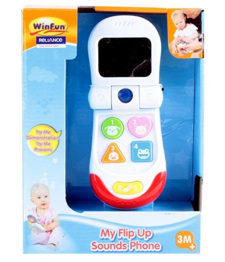 WinFun My Flip Up Sounds Phone Best Toy For Kids 1