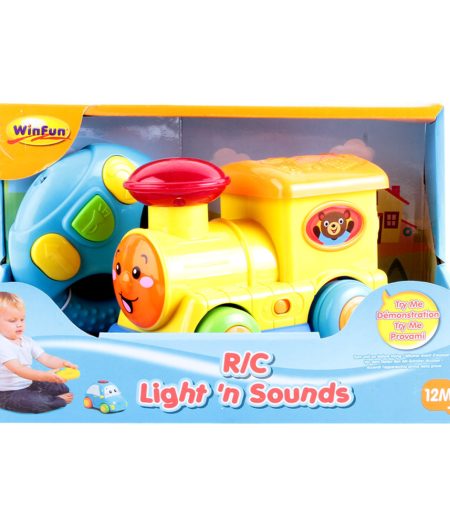 Winfun Remote Control Train With Light And Sound Kids Toy 1