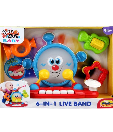 WinFun 6 in 1 Live Band Beat Bop Kids Toy 2