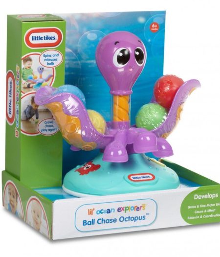 Little Tikes Lil Ocean Explorers Ball Chase Octopus Baby Toys 3