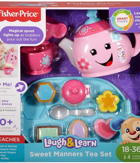 Fisher Price Laugh & Learn Sweet Manners Tea Set Toy for Kids 2
