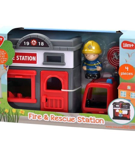 PlayGo Rescue and Fire Station Toy Set 1